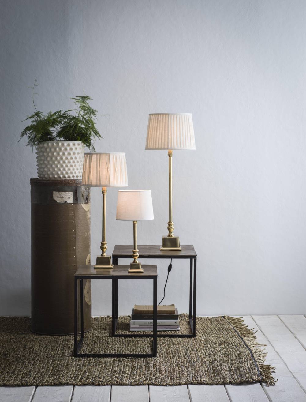 Lampe pied classique or modeles